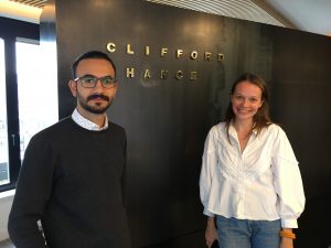 Ismail (ULB) & Stéphanie (Clifford Chance)
